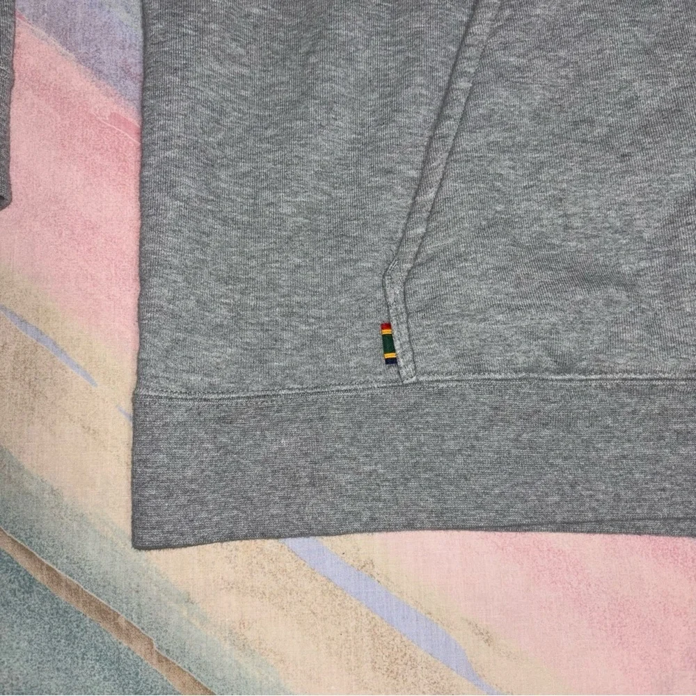 Nike Tennis Nike Court Logo Gray 100% Cotton Men’s Hoodie size 2XL